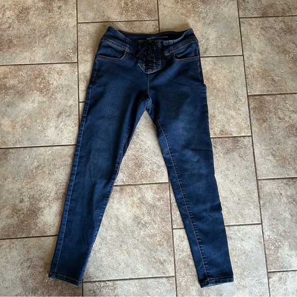 INC Lace-up Skinny Jeans - Picture 2 of 5